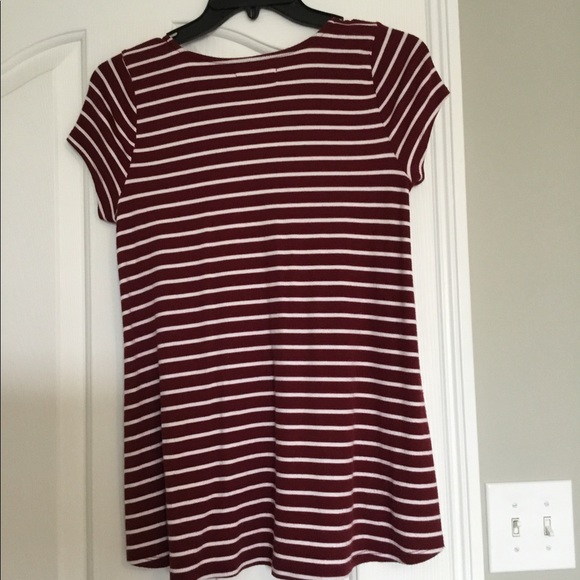 Hollister stripped lace up shirt - Picture 2 of 4